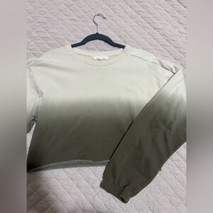 Ombre Long Sleeve Women's Sweatshirt